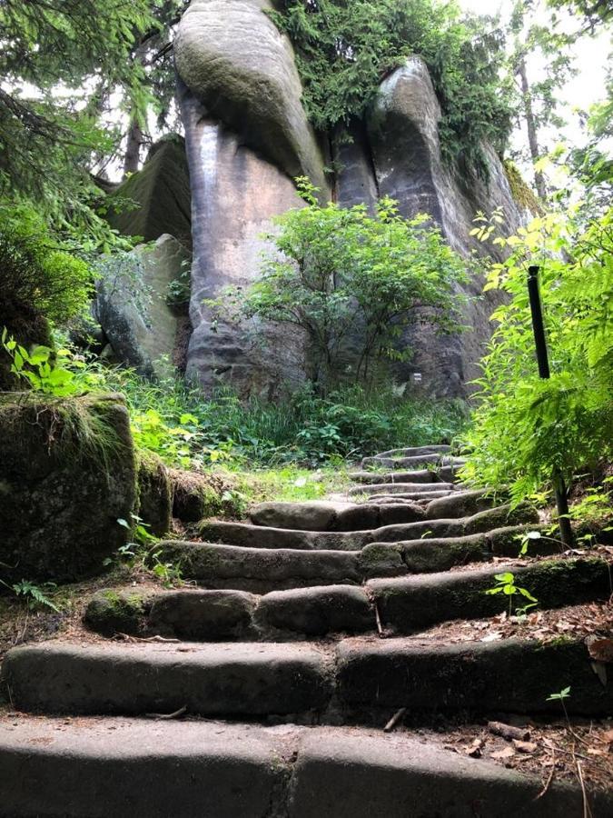 Klimatyczny Dom Kopaczowka Przytulna Miejscowka Z Kominkiem, Sauna I Ogrodem U Podnoza Gor Stolowych Radkow Buitenkant foto